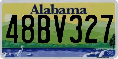 AL license plate 48BV327