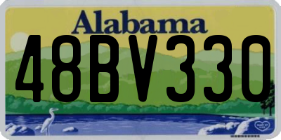 AL license plate 48BV330