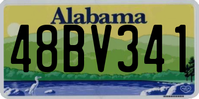 AL license plate 48BV341