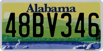AL license plate 48BV346