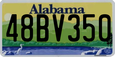 AL license plate 48BV350