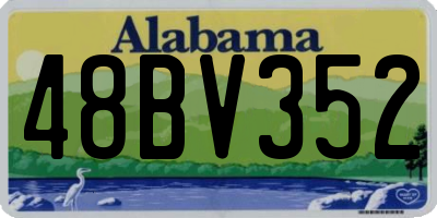 AL license plate 48BV352