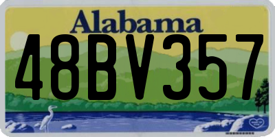 AL license plate 48BV357