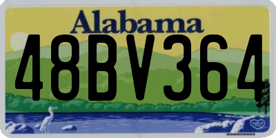 AL license plate 48BV364