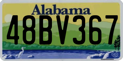 AL license plate 48BV367