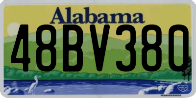 AL license plate 48BV380