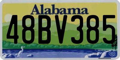 AL license plate 48BV385