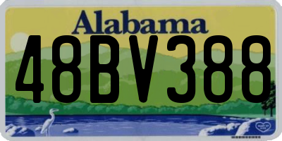 AL license plate 48BV388