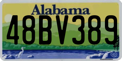 AL license plate 48BV389