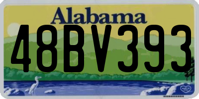 AL license plate 48BV393