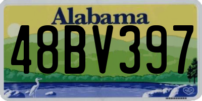 AL license plate 48BV397