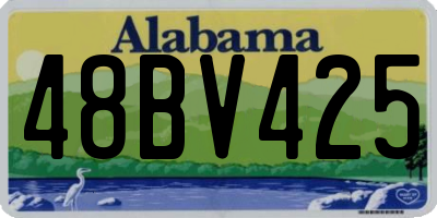 AL license plate 48BV425