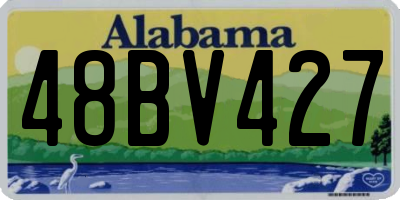 AL license plate 48BV427