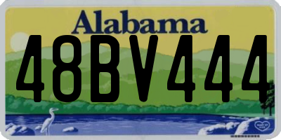 AL license plate 48BV444