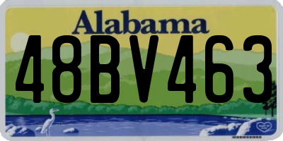 AL license plate 48BV463