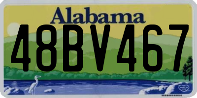AL license plate 48BV467