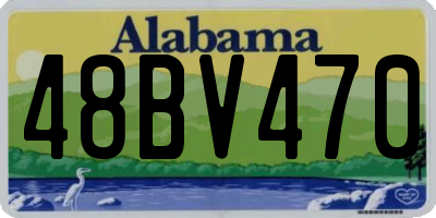 AL license plate 48BV470