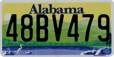 AL license plate 48BV479