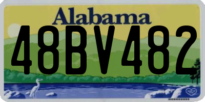 AL license plate 48BV482