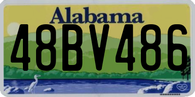 AL license plate 48BV486