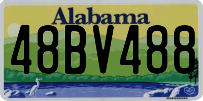 AL license plate 48BV488