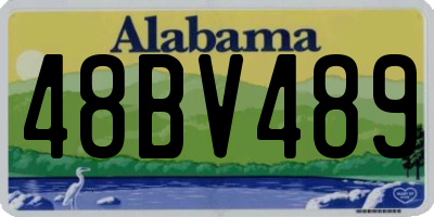 AL license plate 48BV489