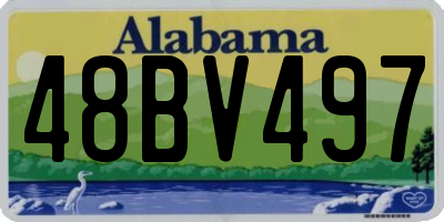 AL license plate 48BV497