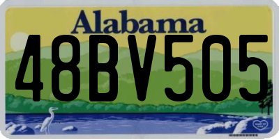 AL license plate 48BV505