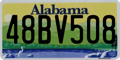 AL license plate 48BV508