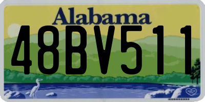 AL license plate 48BV511