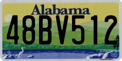 AL license plate 48BV512