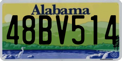 AL license plate 48BV514