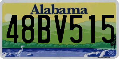 AL license plate 48BV515