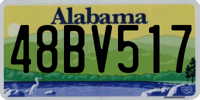 AL license plate 48BV517