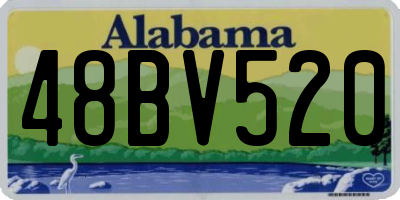AL license plate 48BV520