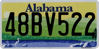AL license plate 48BV522
