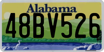 AL license plate 48BV526