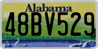 AL license plate 48BV529