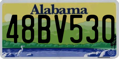 AL license plate 48BV530