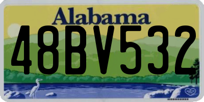 AL license plate 48BV532