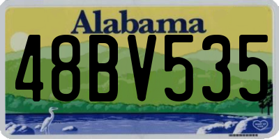 AL license plate 48BV535