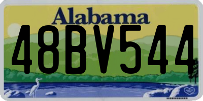 AL license plate 48BV544