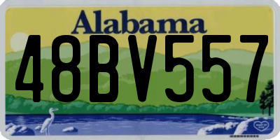 AL license plate 48BV557
