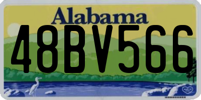 AL license plate 48BV566
