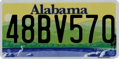 AL license plate 48BV570
