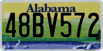 AL license plate 48BV572