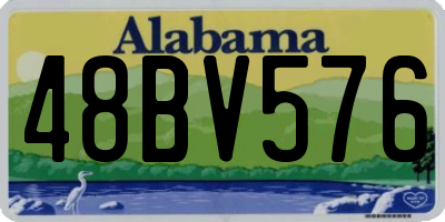 AL license plate 48BV576