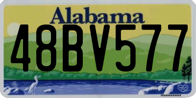 AL license plate 48BV577