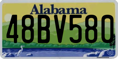 AL license plate 48BV580