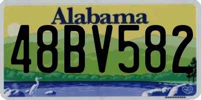 AL license plate 48BV582